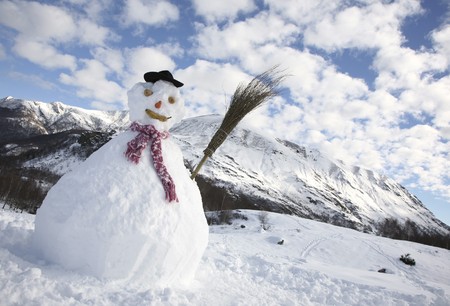 snowmanの写真素材