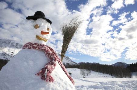 snowmanの写真素材