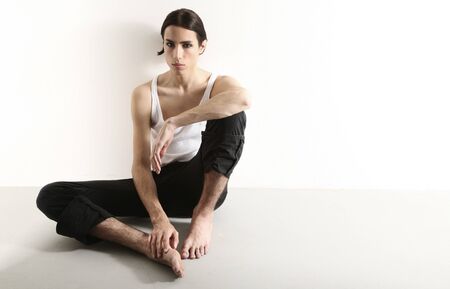 androgynous menの写真素材