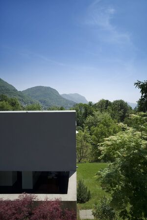 detail of modern houseの写真素材