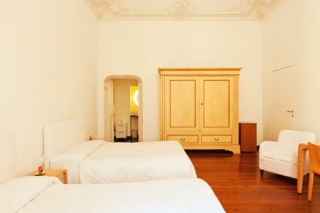 Hotel room, bed roomの写真素材