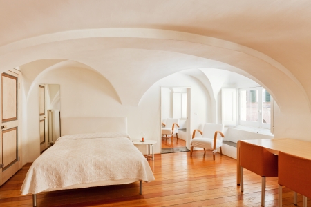 Hotel room, bed roomの写真素材