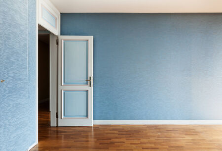 Interior, apartment empty in style classic, large room の写真素材