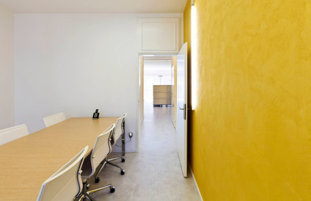 modern office interior design, meeting room の写真素材