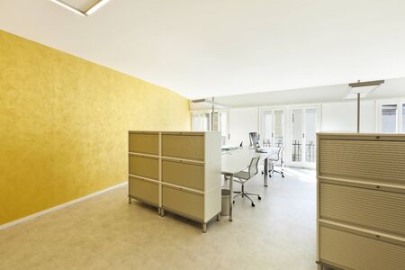 modern office interior design, large room の写真素材