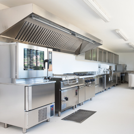 Professional kitchen in modern building Professional kitchen in modern building