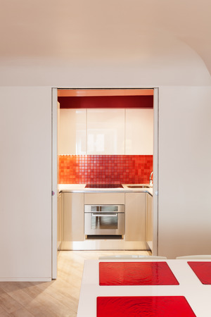 Interior, beautiful apartment, modern furnitureの写真素材