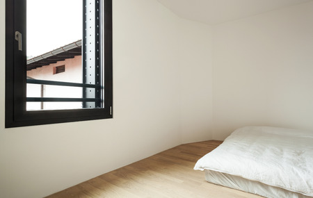interior new house, empty room, parquet floorの写真素材