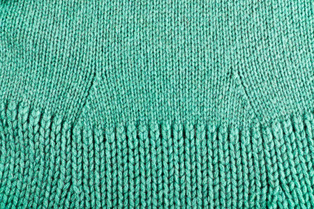 woolen fabric green, detail, texture backgroundの写真素材