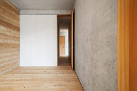 architecture modern design, mountain home, room view 