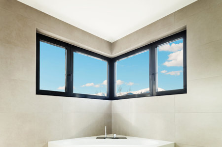 Modern bathroom, interior of a new house