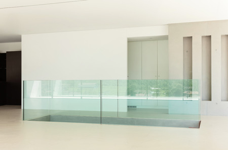 New architecture, interior, modern villa, detail hallの写真素材