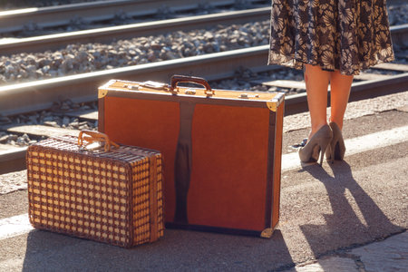 Details of woman waiting at the railway station
