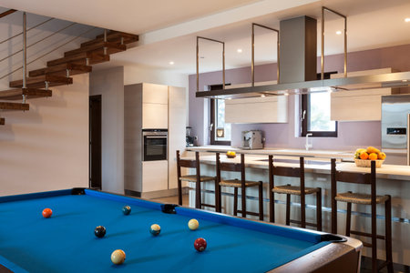 Beautiful modern loft, billiards