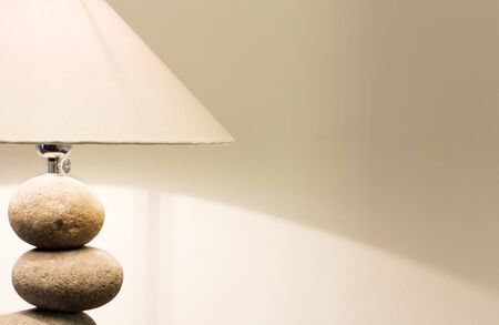 Interior of modern house with table lampの写真素材