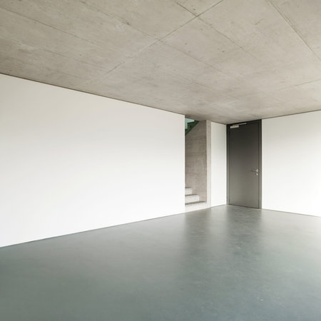 Modern building, large hall, interiorの写真素材