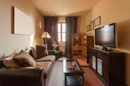 House interiors furnished, room denの写真素材