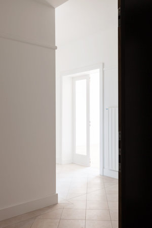 Part of old empty apartment; nobody around