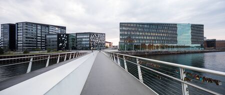 View from Bryggebroen Bridge in Copenhagenの写真素材