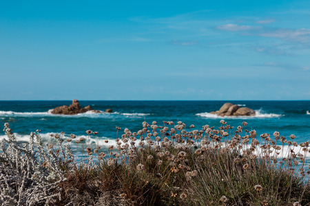 seascape from the coast, nobodyの写真素材