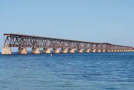 Old US1 Road Florida Keysの写真素材