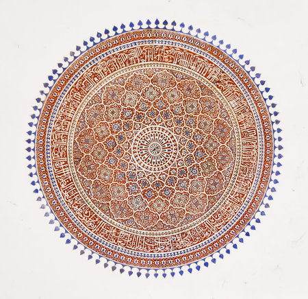 painting on the ceiling , indian art