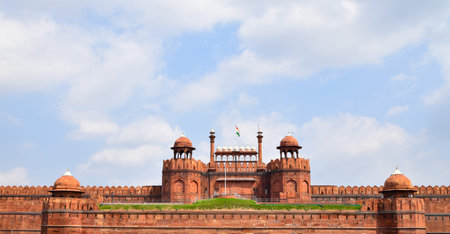 Red fort in New Delhiのeditorial素材