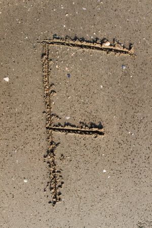 brown sand  on the beach  from Thailand.の写真素材