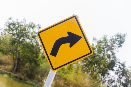 Traffic signs on the road by the way . from Thailand.