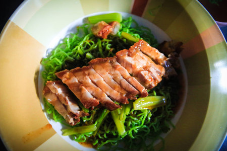 Asian Food Noodle Soupの写真素材