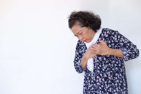 Portrait of an elderly womanの写真素材