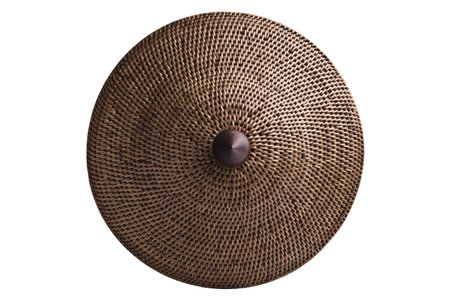 Basketry  Wickerwork  of rattan, isolated with clipping paths 
