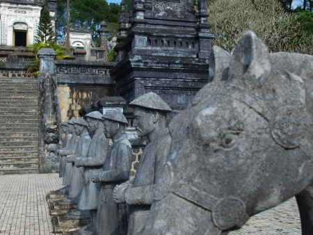 Tomb of Khai Dinh, Hue, Vietnamのeditorial素材