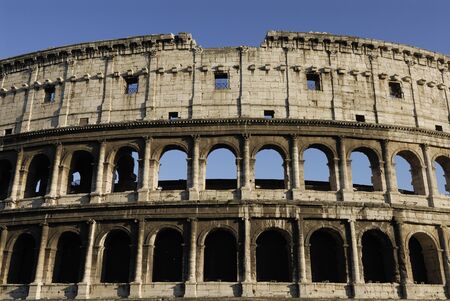 The Colosseum in Rome Italyの写真素材