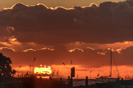 tropical sunriseの写真素材