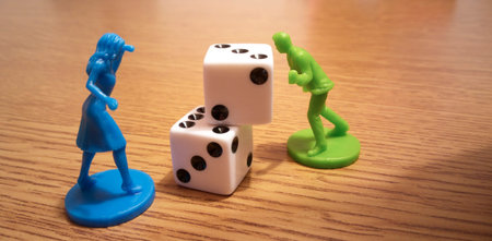 Symbolic image that expresses the danger and frustration that can cause gambling to people.