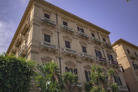 Historic building in Palermo in a main streetのeditorial素材