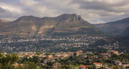 Monreale among the hills: a sicilian landscape