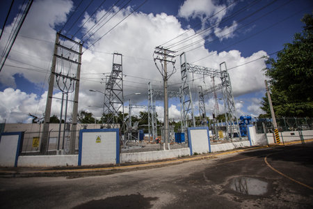 Power plant in Dominican Republic in Bayahibe