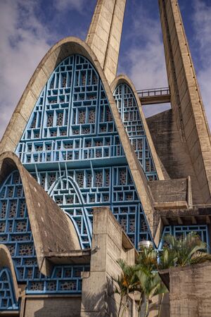 HIGUEY, DOMINICAN REPUBLIC 12 JANUARY 2020: Basilica Nuestra Senora de la Altagraciaのeditorial素材
