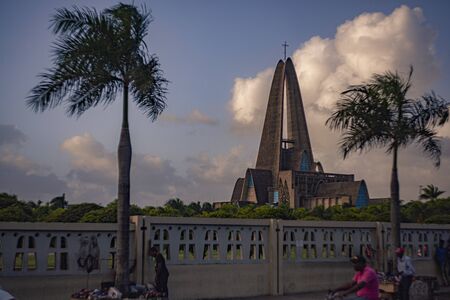 HIGUEY, DOMINICAN REPUBLIC 12 JANUARY 2020: Basilica Nuestra Senora de la Altagraciaのeditorial素材