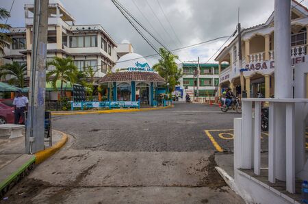BAYAHIBE, DOMINICAN REPUBLIC 21 JANUARY 2020: Scene of daily life in the town of Bayahibe in the Dominican Republic during a summer dayのeditorial素材