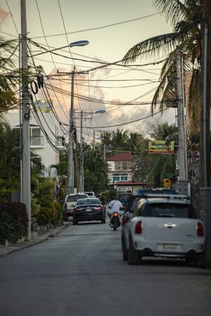 DOMINICUS, DOMINICAN REPUBLIC 6 FEBRAURY 2020: Scene of daily life on the streets of Dominicus in the Dominican Republicのeditorial素材