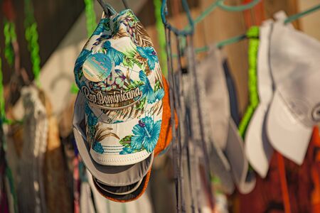 DOMINICUS, DOMINICAN REPUBLIC 6 FEBRAURY 2020: Dominicus beach gift shopのeditorial素材
