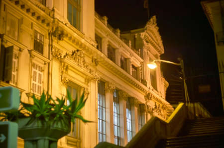 NICE, FRANCE 26 FEBRUARY 2020: Buildings on the streets of Nice in Franceのeditorial素材