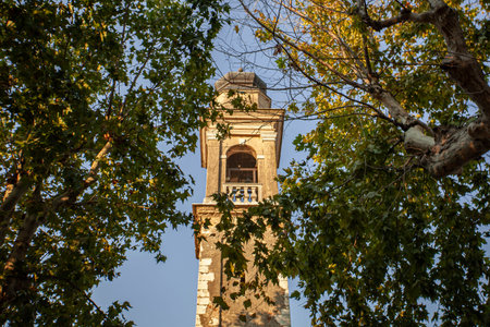 San Severo Church in Bardolino in Italyの写真素材