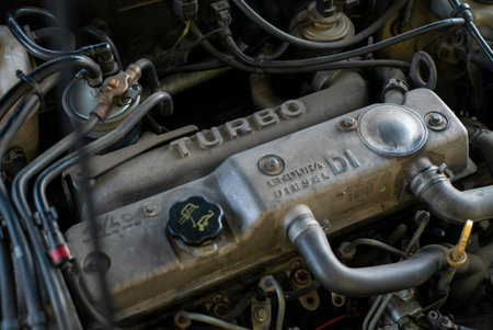 Detail of a turbo diesel engine 2
