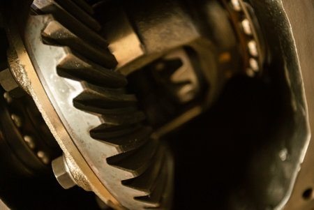 Differential gear detail 2の写真素材