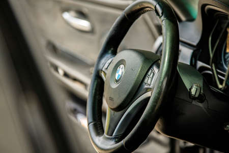 MILAN, ITALY 28 MARCH 2021: Wash the car, deatil of wet carのeditorial素材