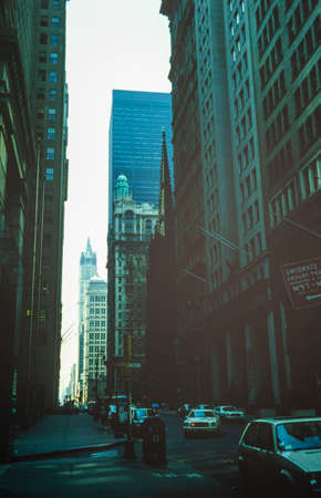 NEW YORK, UNITED STATES MAY 1970: New York Street view in 70'sのeditorial素材